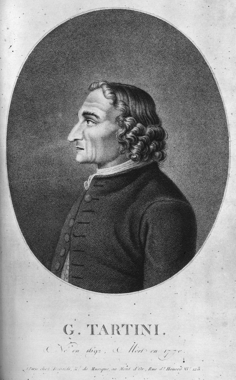 Giuseppe Tartini, Italian Baroque Composer and Violinist by Unbekannt