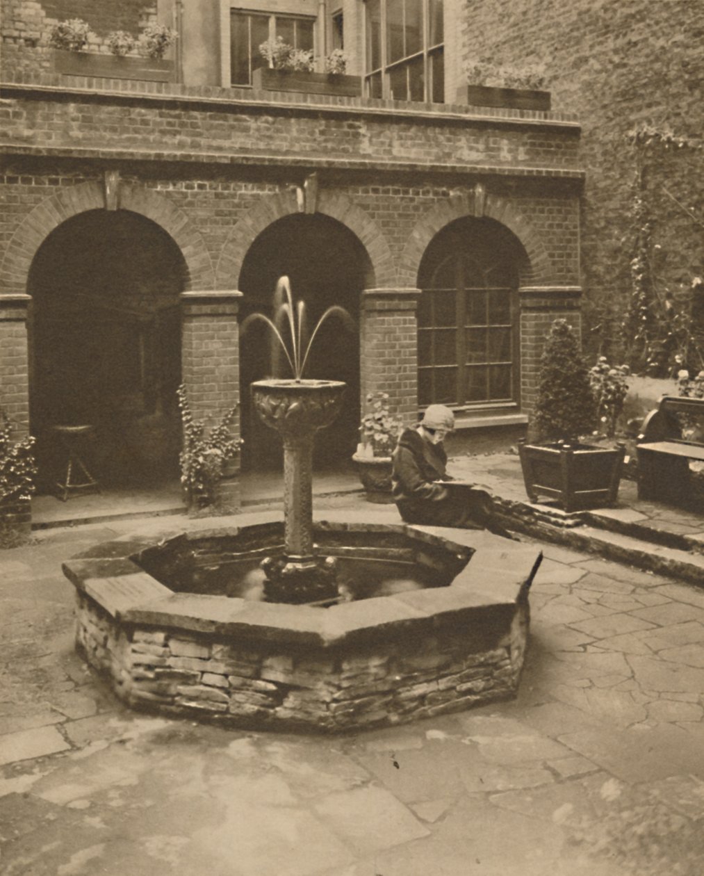 Graveyard of St. Ethelburga, Bishopgate, A Resting Place for the Living by Unbekannt