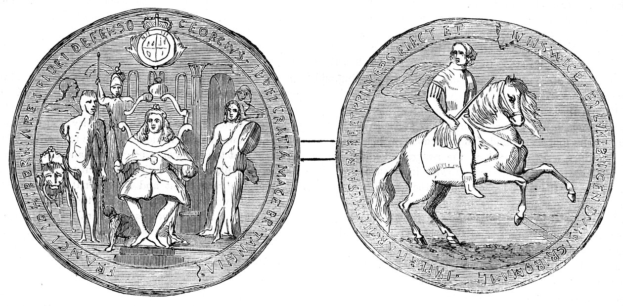 Great Seal of George II by Unbekannt