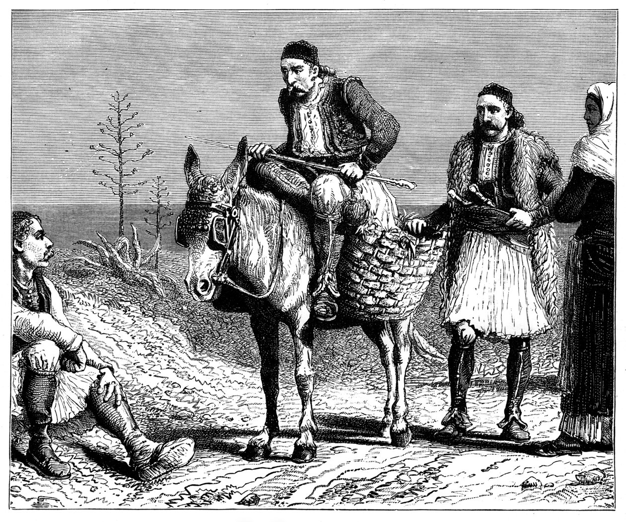 Greek peasants by Unbekannt