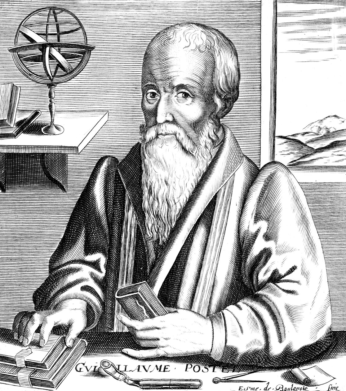 Guillaume Postel, 16th Century French Linguist, Astronomer and Diplomat by Unbekannt