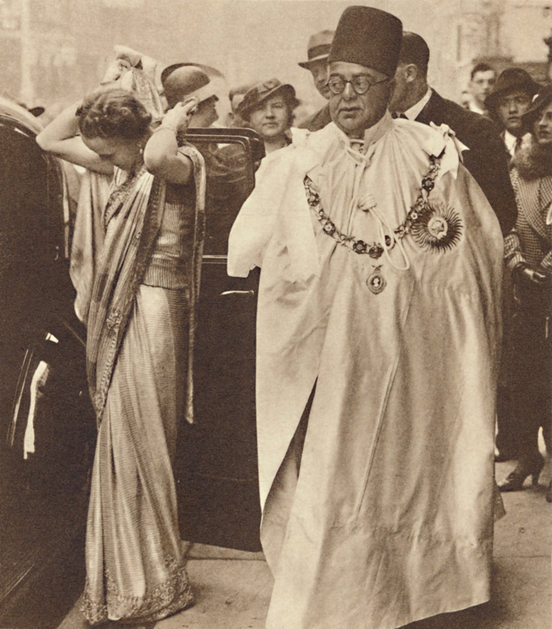 H.H. The Prince Aga Khan and the Begum Aga Khan, May 12 1937 by Unbekannt