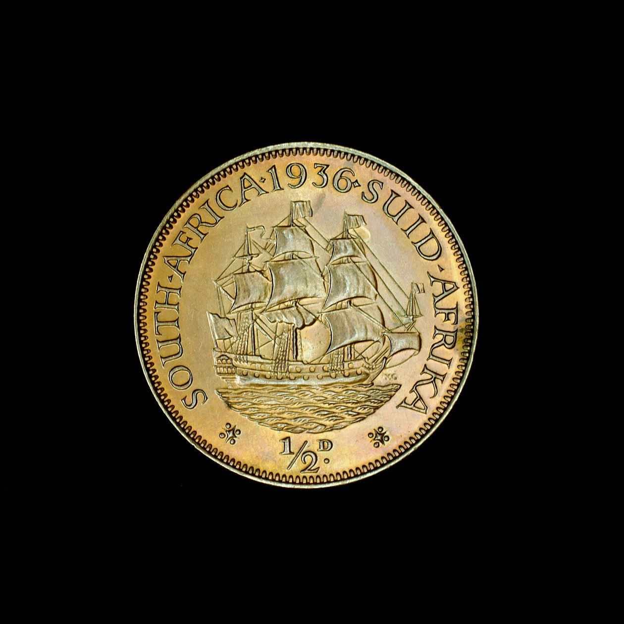 Half-Penny Coin, South Africa by Unbekannt