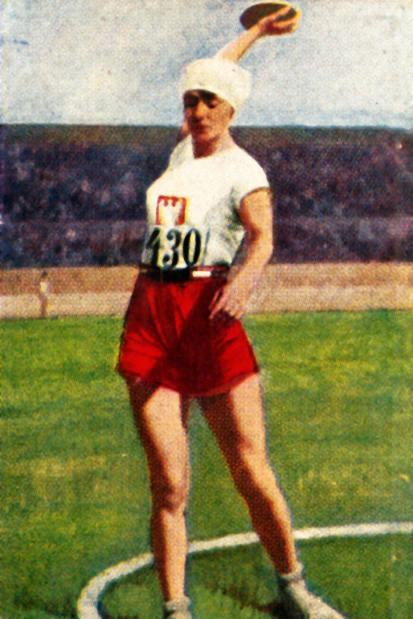 Halina Konopacka of Poland, World Champion Discus-Thrower by Unbekannt