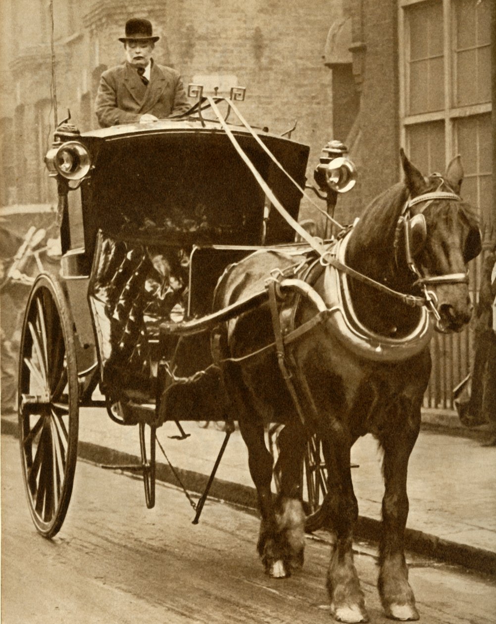 Hansom Cab by Unbekannt