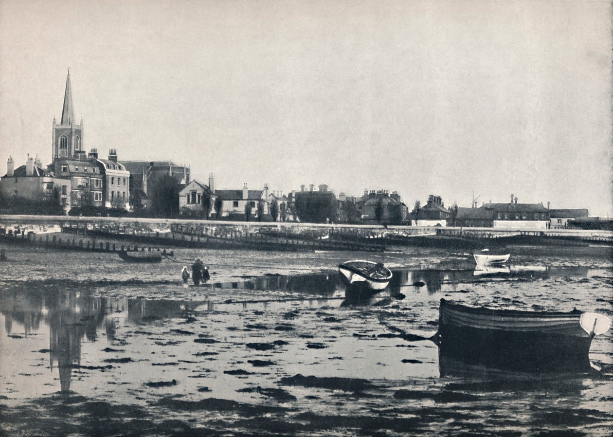 Harwich - The Beach at Low Tide, 1895 by Unbekannt