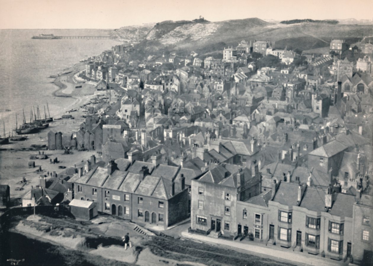 Hastings - From the East Hill by Unbekannt