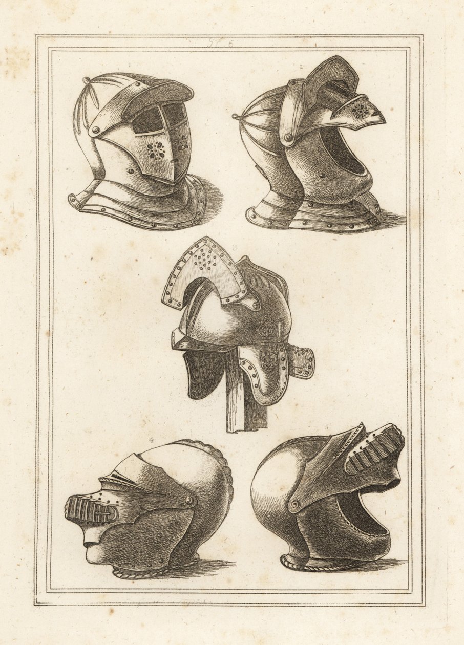Helmets from the Tower of London by Unbekannt
