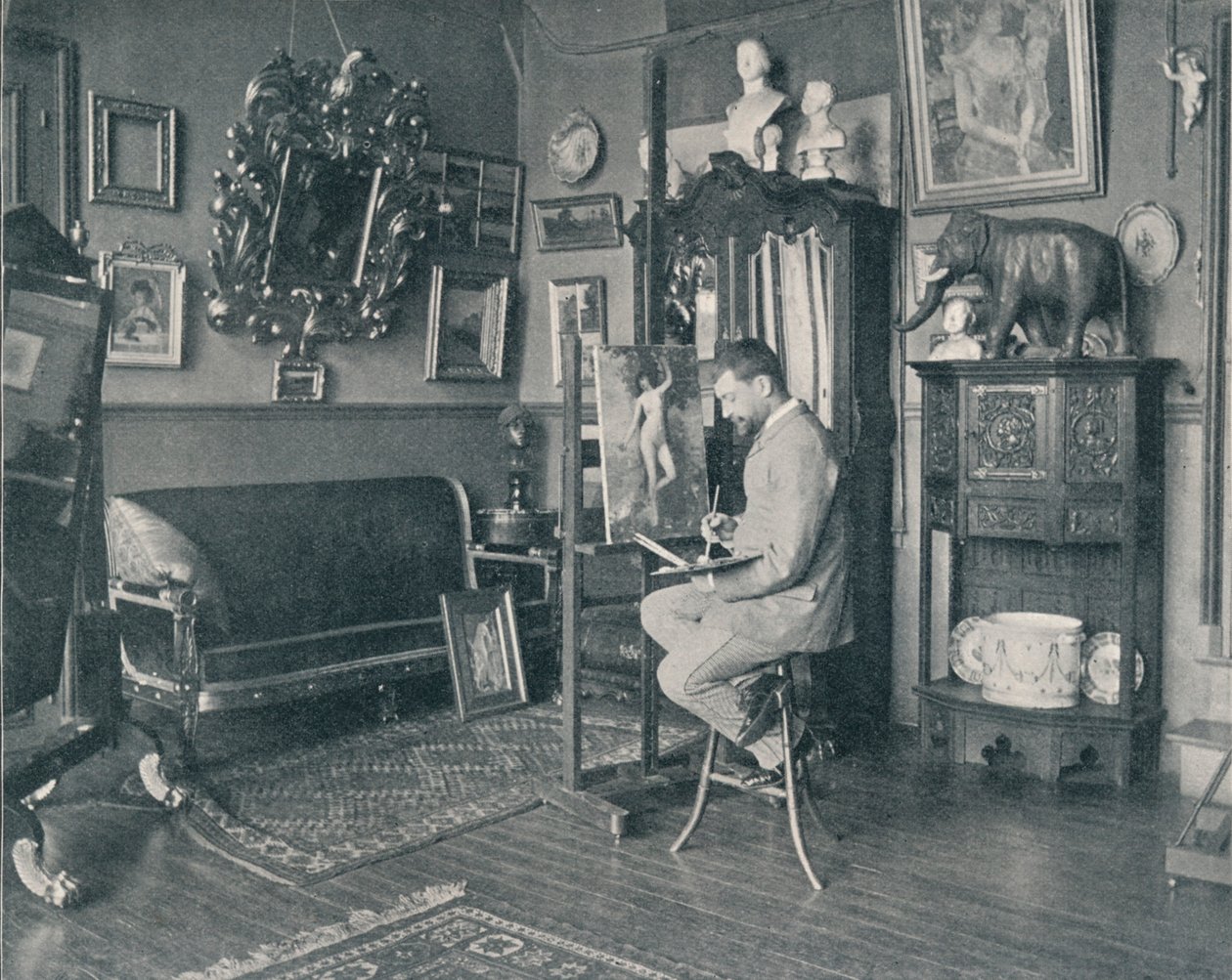 Henri Gervex in His Studio, c1897 by Unbekannt