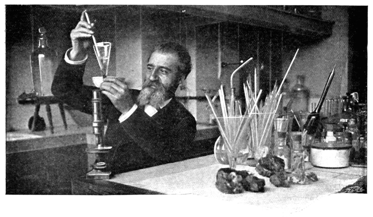 Henri Moissan, French chemist, c1900 by Unbekannt