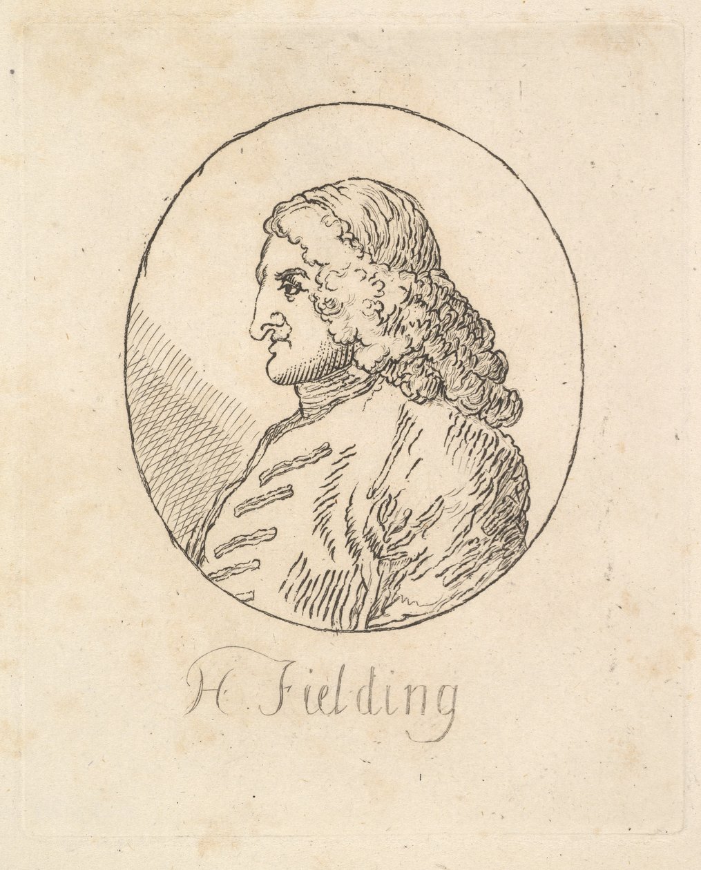 Henry Fielding, ca. 1835 by Unbekannt