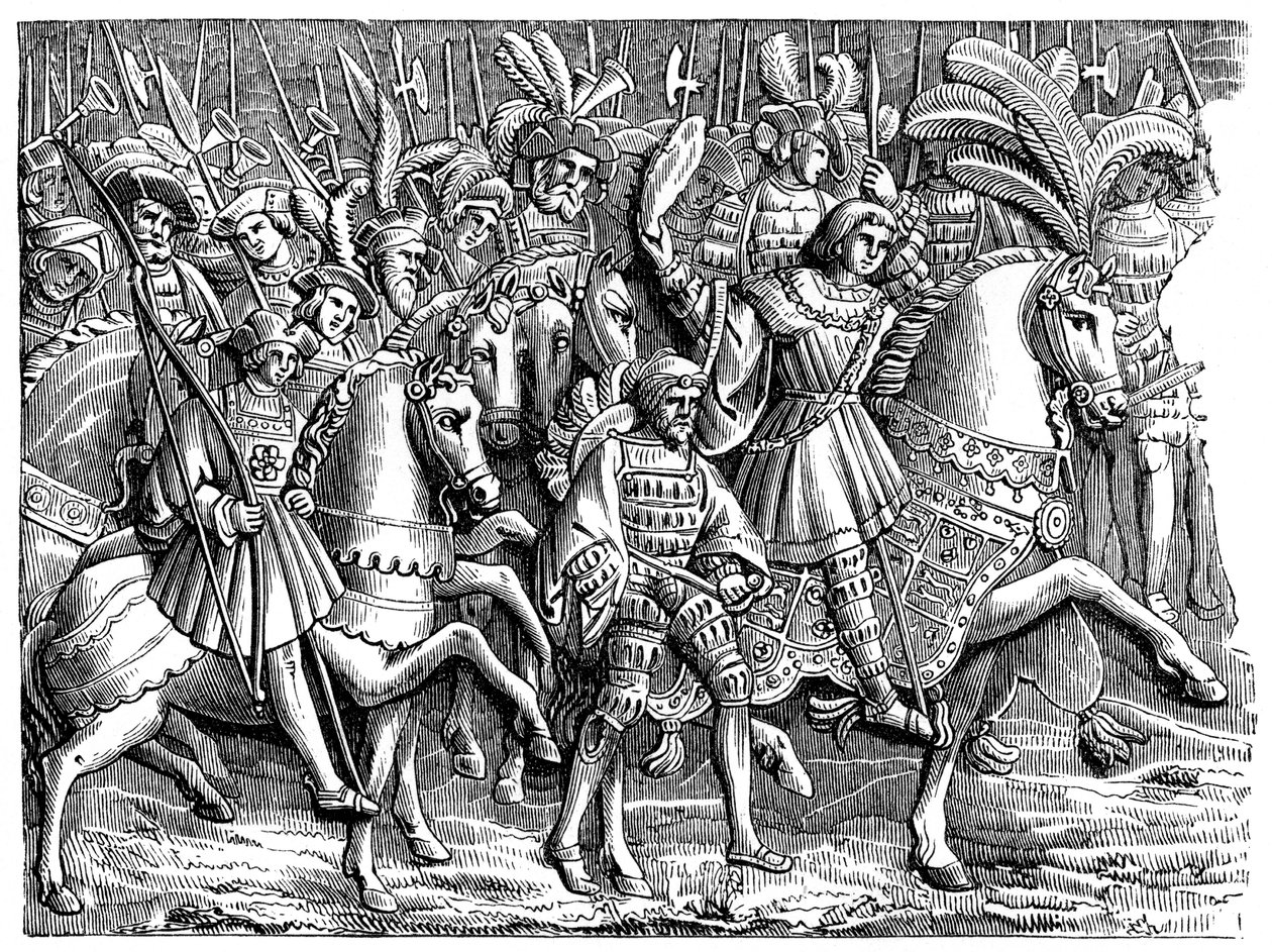 Henry VIII in the Field of the Cloth of Gold by Unbekannt