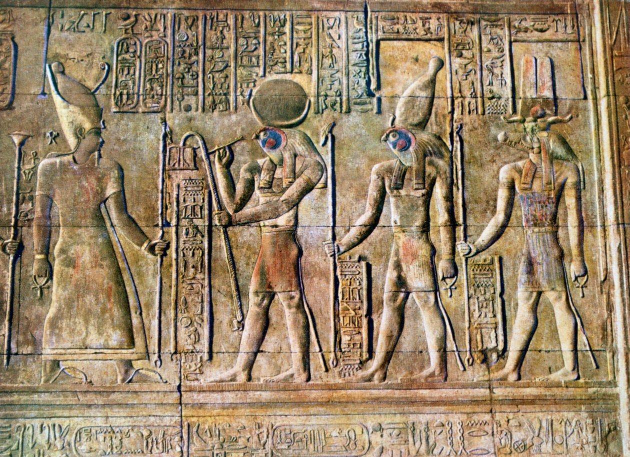 Hieroglyphic Relief, Temple of Kom Ombo, Egypt by Unbekannt