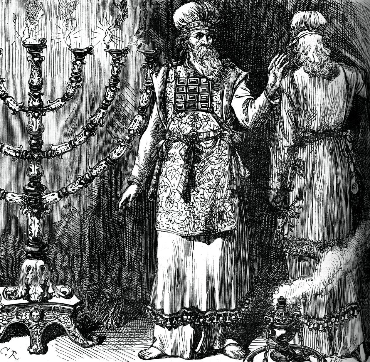 High Priests, Showing the Ephod and Linen Robes by Unbekannt