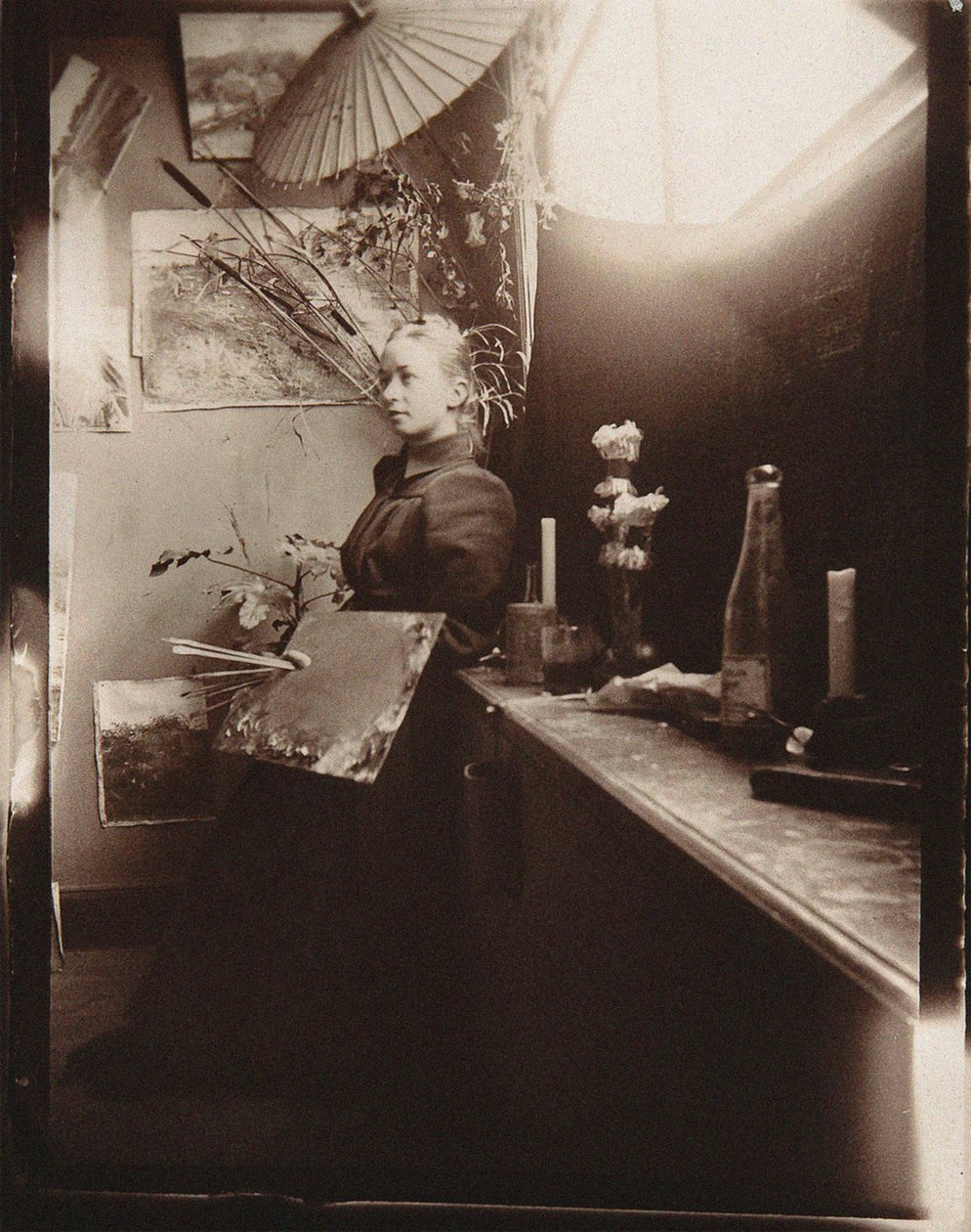 Hilma af Klint at the Kungliga Akademien in Stockholm by Unbekannt
