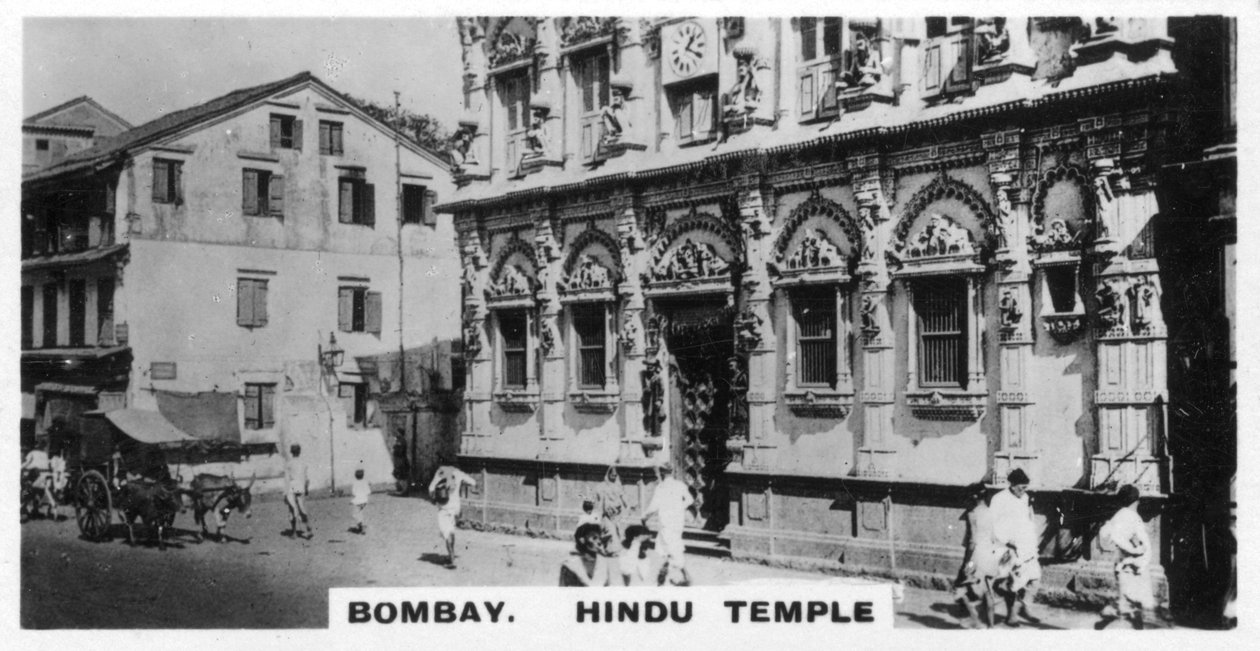 Hindu Temple, Bombay, India by Unbekannt