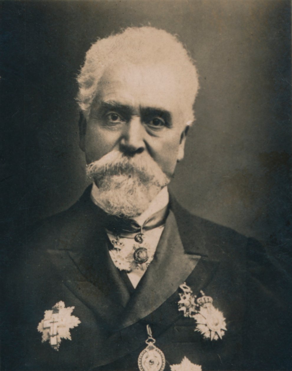 Hiram Stevens Maxim, American-born British inventor and engineer by Unbekannt