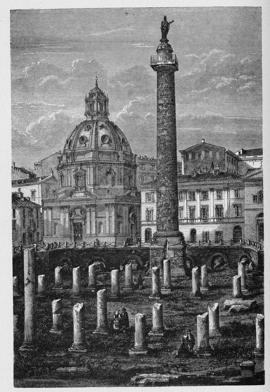 History of Ancient Rome. Rome Engravings of 1872 by Unbekannt