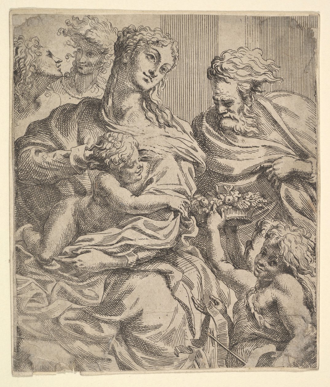 Holy Family, 17th century by Unbekannt