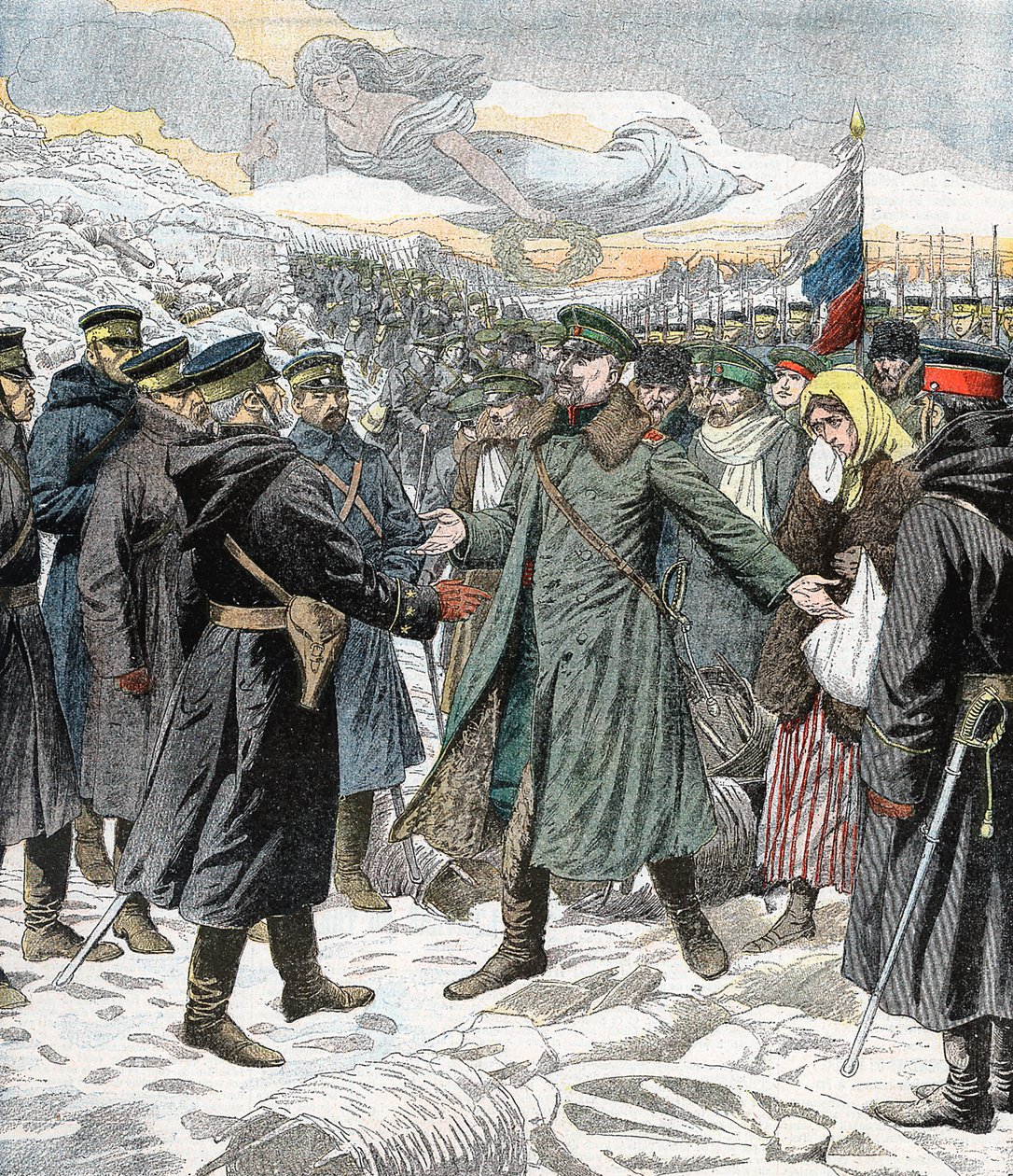 Honorable surrender, Port Arthur, Russo-Japanese War by Unbekannt