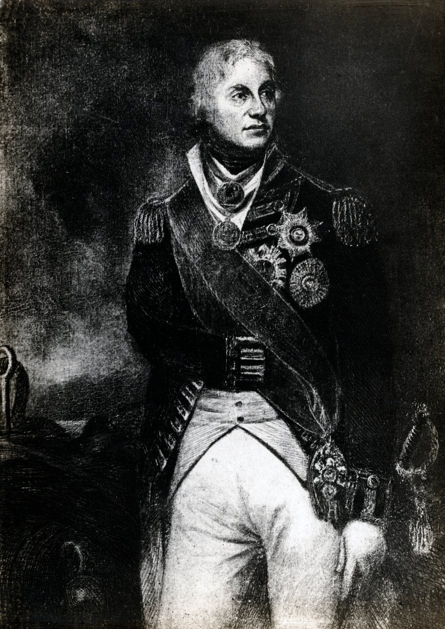 Horatio Nelson, 1st Viscount Nelson, English Naval Commander by Unbekannt
