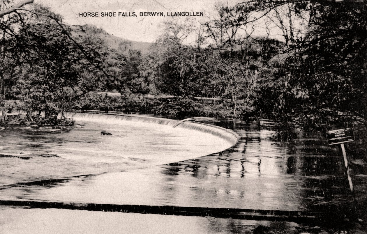 Horseshoe Falls on the River Dee, Near Llangollen, Wales, Early 20th Century by Unbekannt