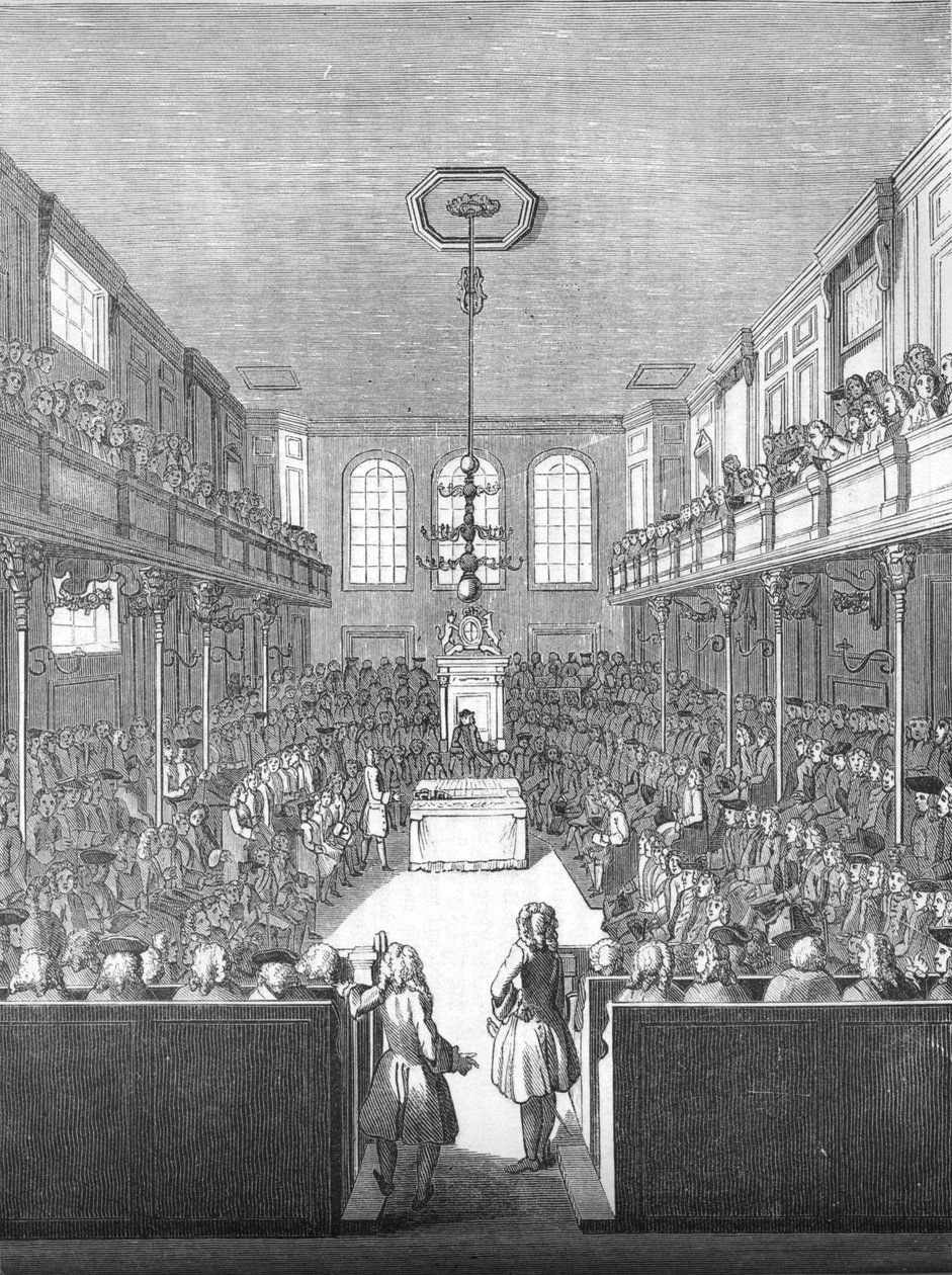 House of Commons in the Time of George II by Unbekannt