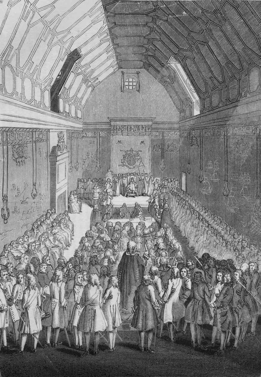 House of Lords in the Time of George II by Unbekannt