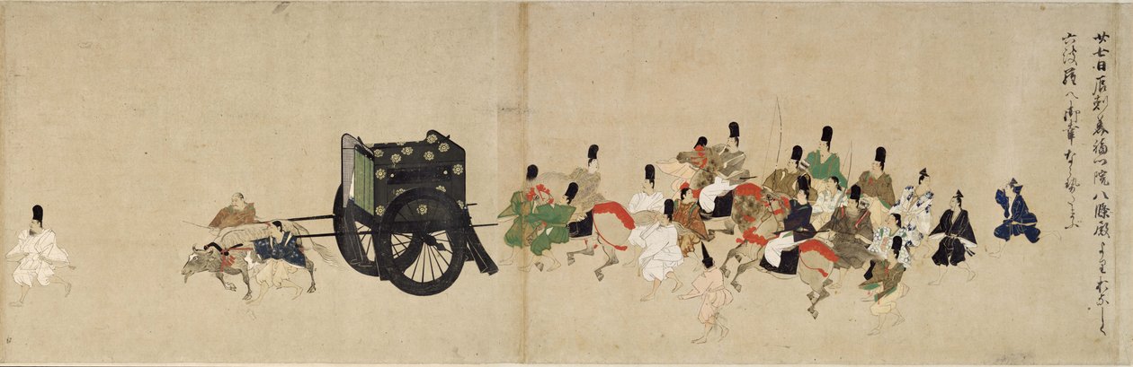 Illustrated Tale of the Heiji Civil War: The Imperial Visit to Rokuhara, 13th century by Unbekannt