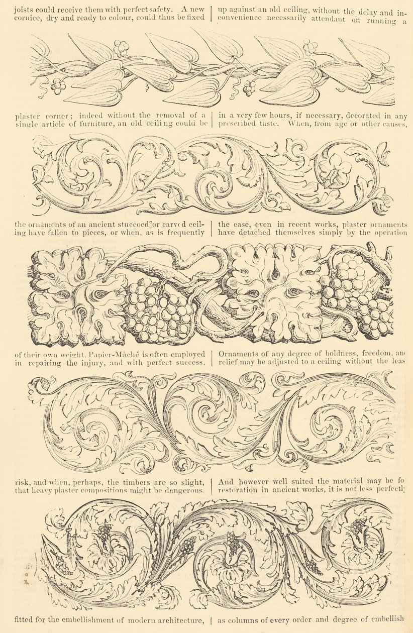 Illustrated Tariff of the Improved Papier-Mâché Picture Frames by Unbekannt