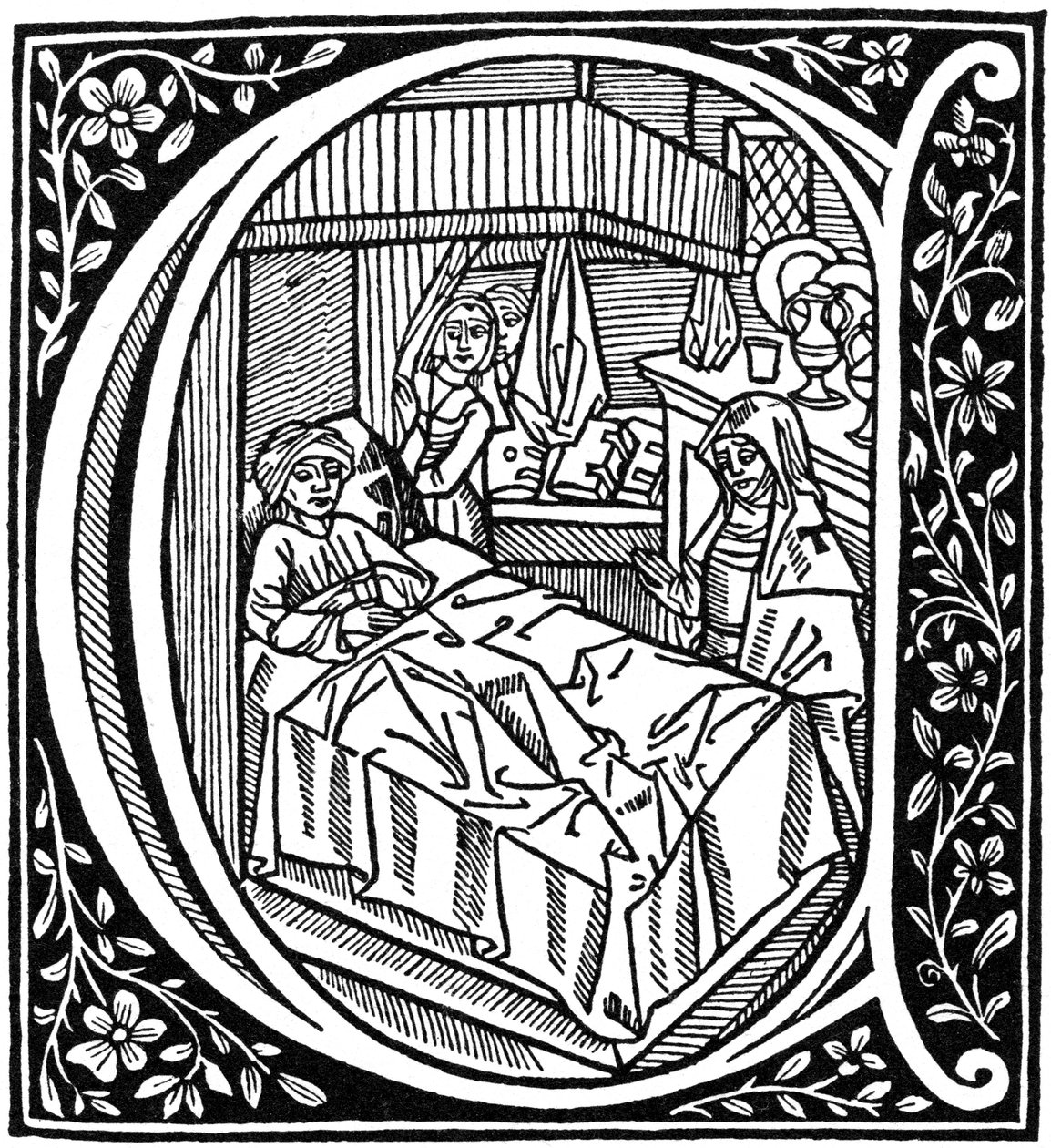 Illustration from Boethius De Consolatione Philosophiae, 1498 by Unbekannt