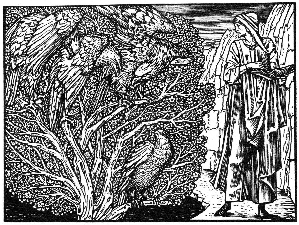 Illustration from the Kelmscott Press edition of the Works of Geoffrey Chaucer by Unbekannt