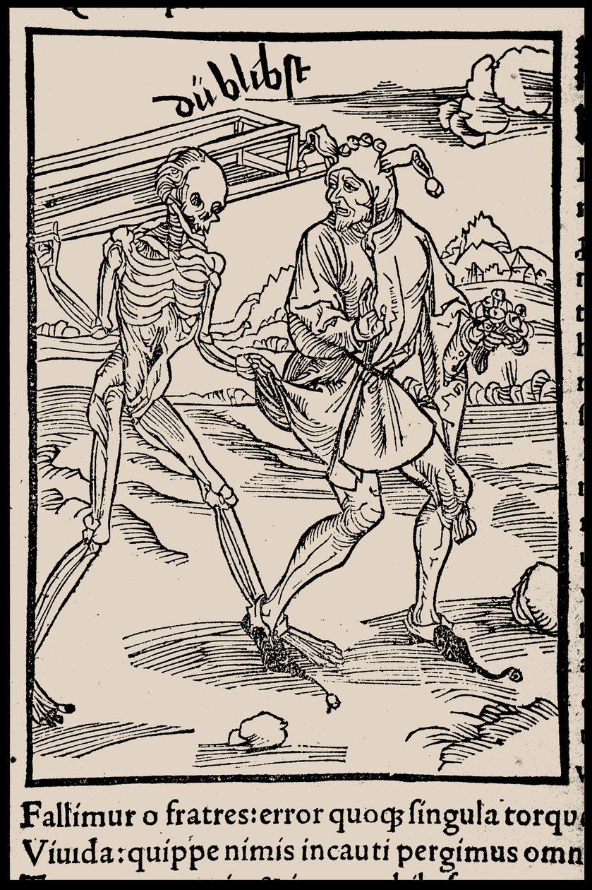 Illustration to the book Ship of Fools by Sebastian Brant, 1497 by Unbekannt