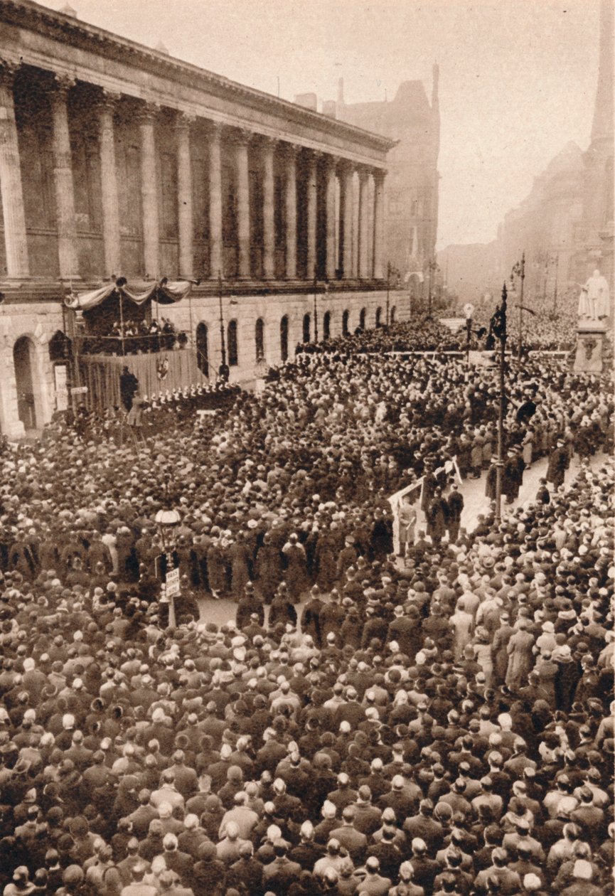 In Birmingham: King Edward VIII proclaimed in the second largest city in England, 1936 by Unbekannt