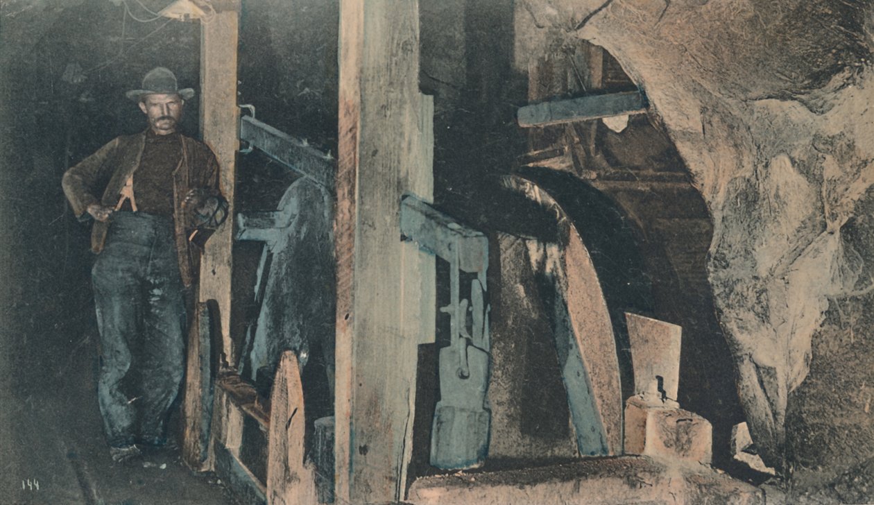 In a Rand Mine - An End Tipler, early 20th century by Unbekannt