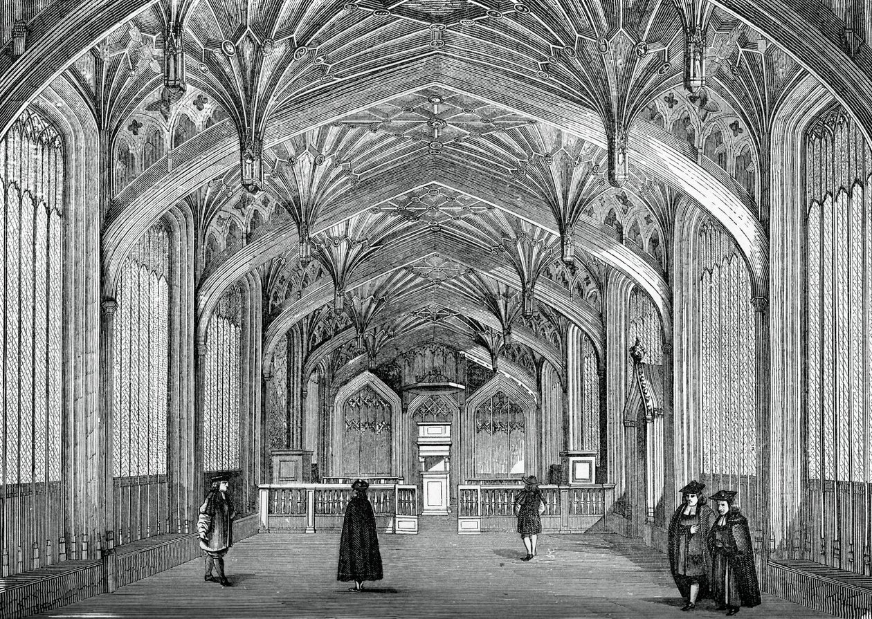 Interior, Oxford University by Unbekannt