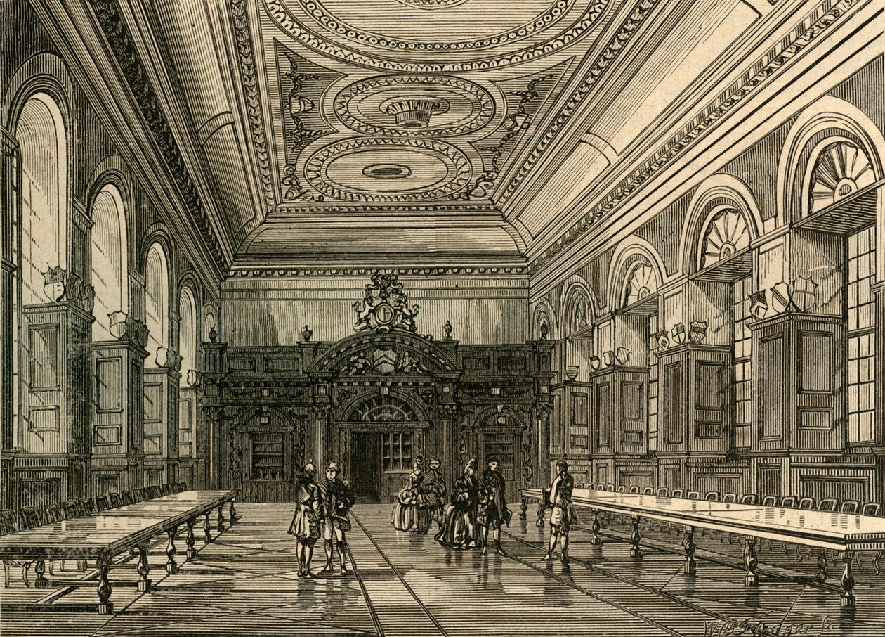 Interior of Stationers Hall, 1876 by Unbekannt