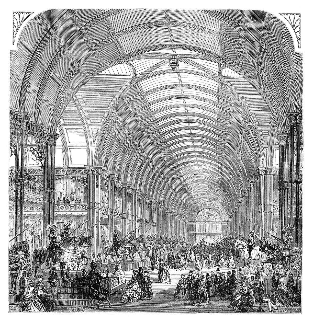 Interior View of the Manchester Exhibition by Unbekannt