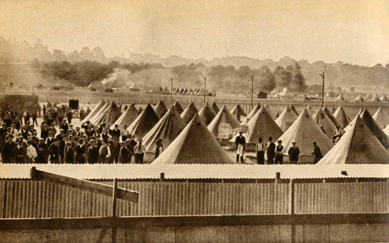 Internment Camp for Enemy Aliens, Newbury, First World War by Unbekannt
