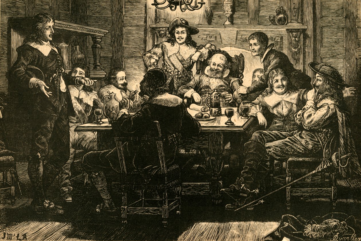Introduction of Randolph to Ben Jonson at the Devil Tavern by Unbekannt