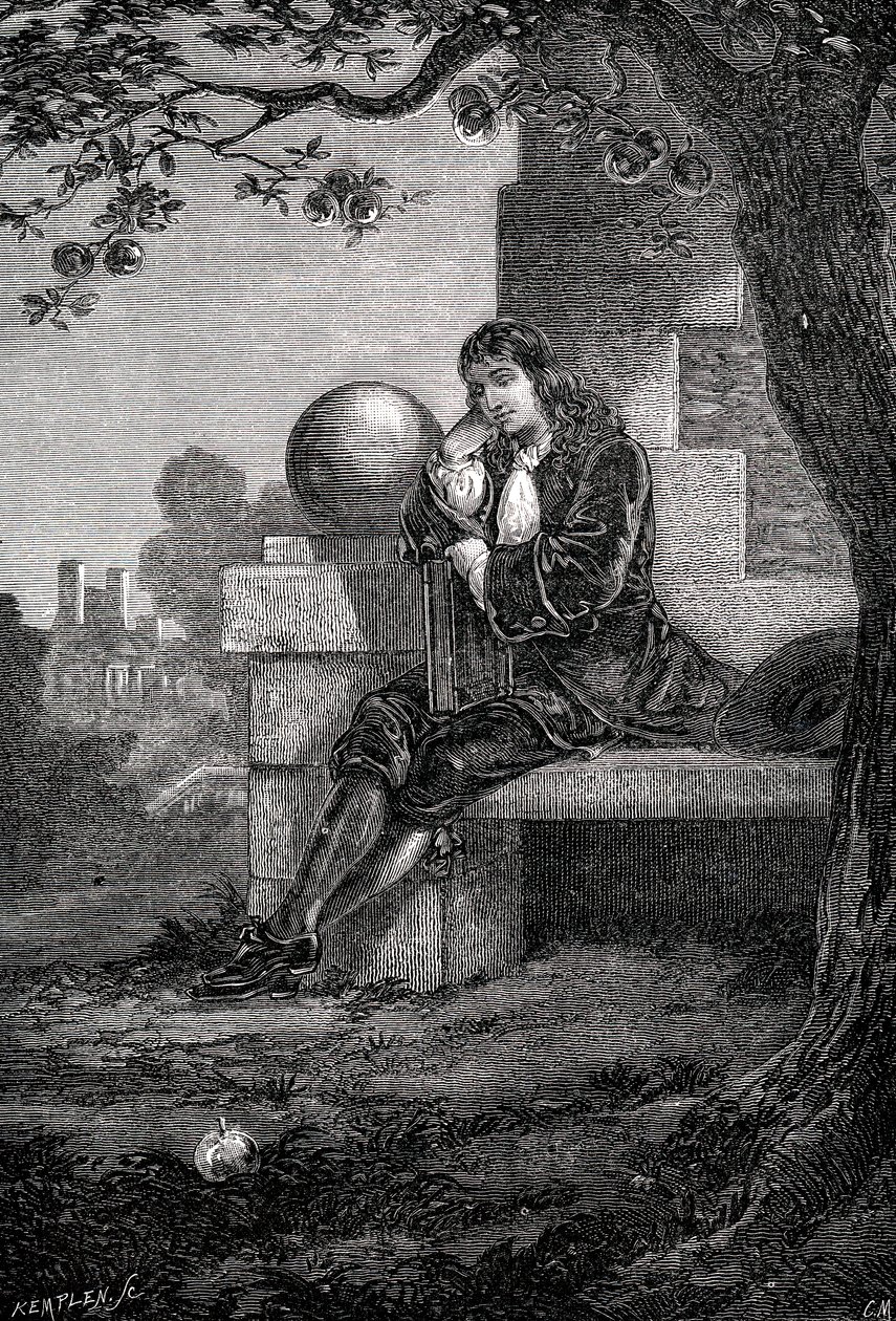 Isaac Newton, English scientist and mathematician by Unbekannt