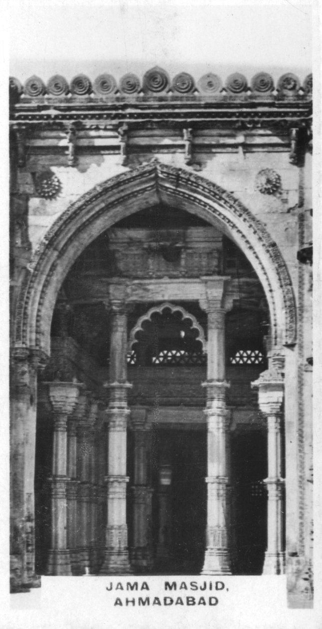 Jama Masjid, Ahmadabad, Gujarat, India by Unbekannt