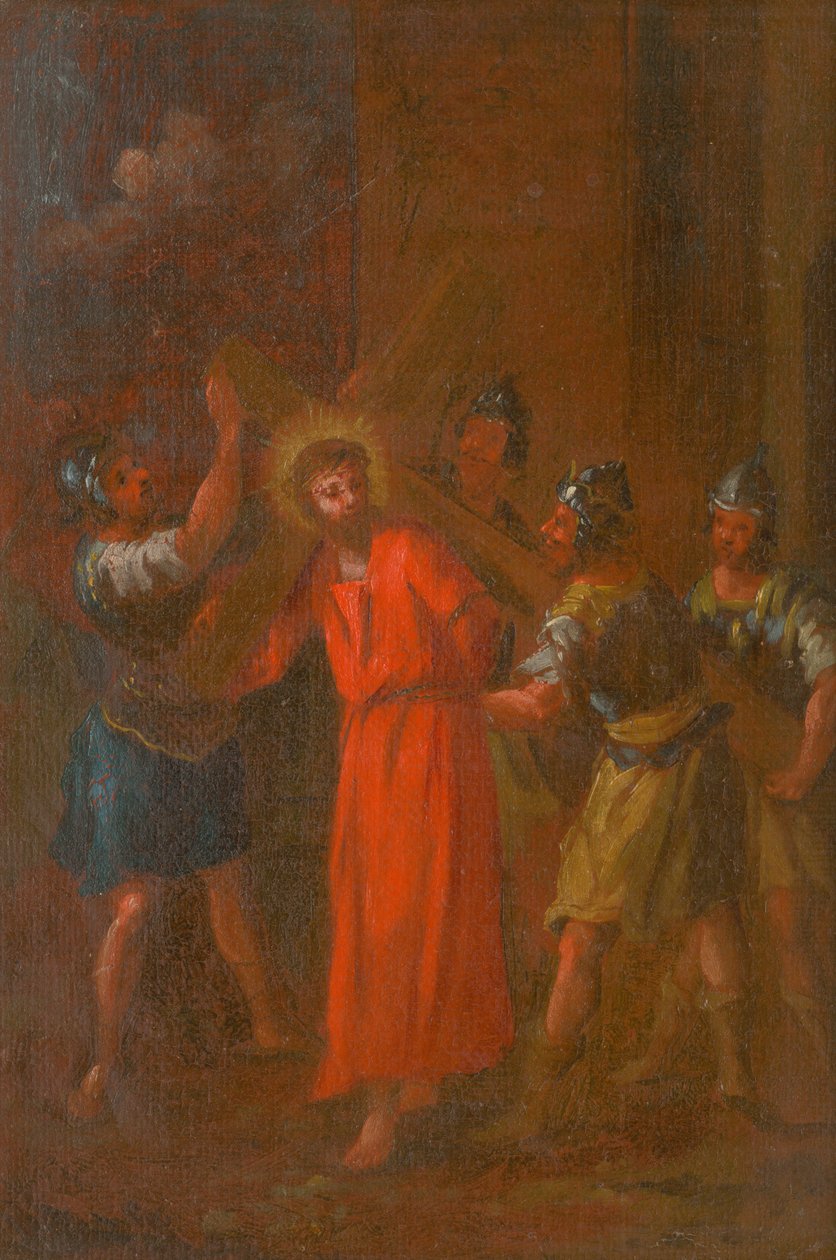 Jesus Carries His Cross (Study for the Stations of the Cross II) by Unbekannt