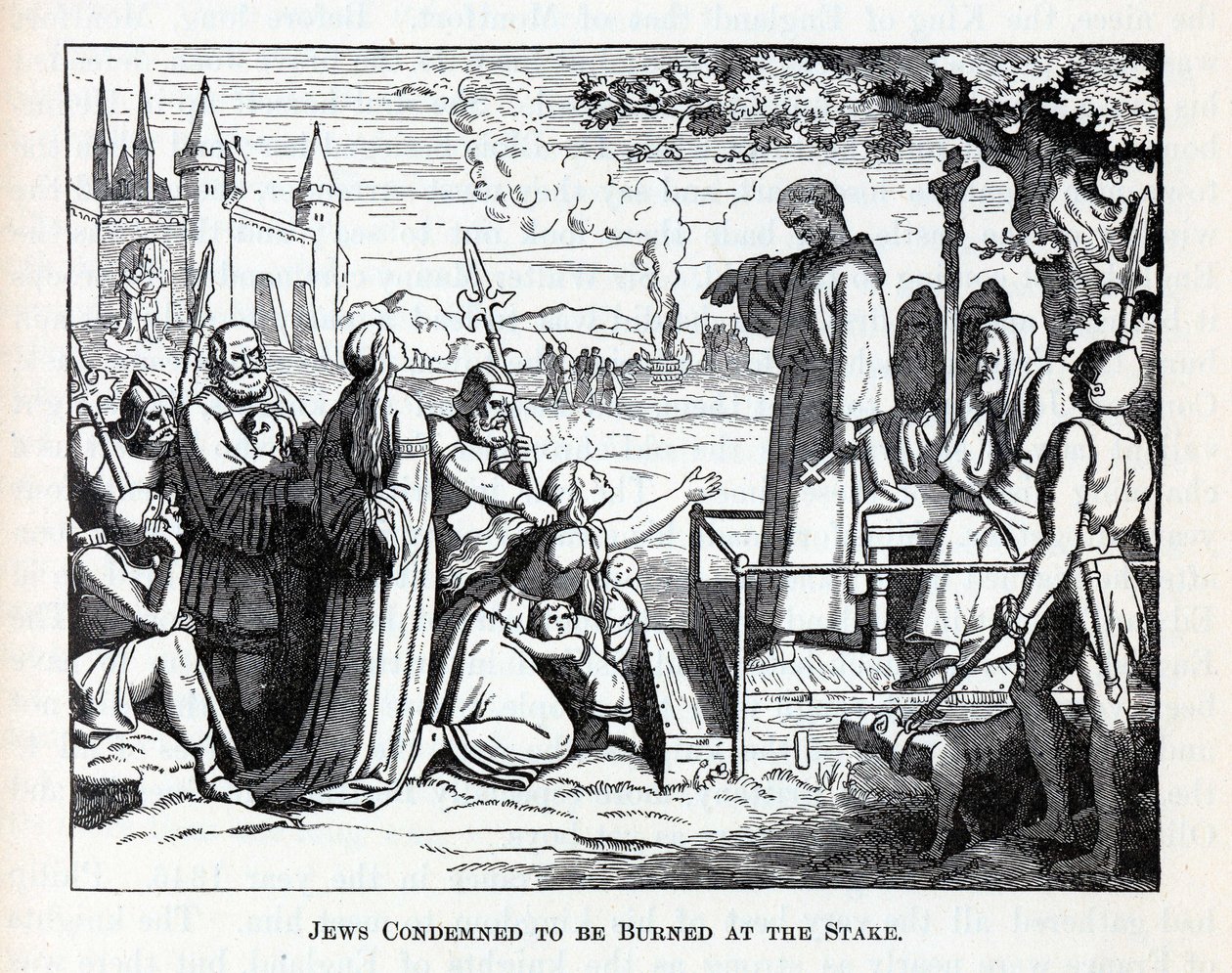 Jews Condemned to be Burned at the Stake, 1882 by Unbekannt