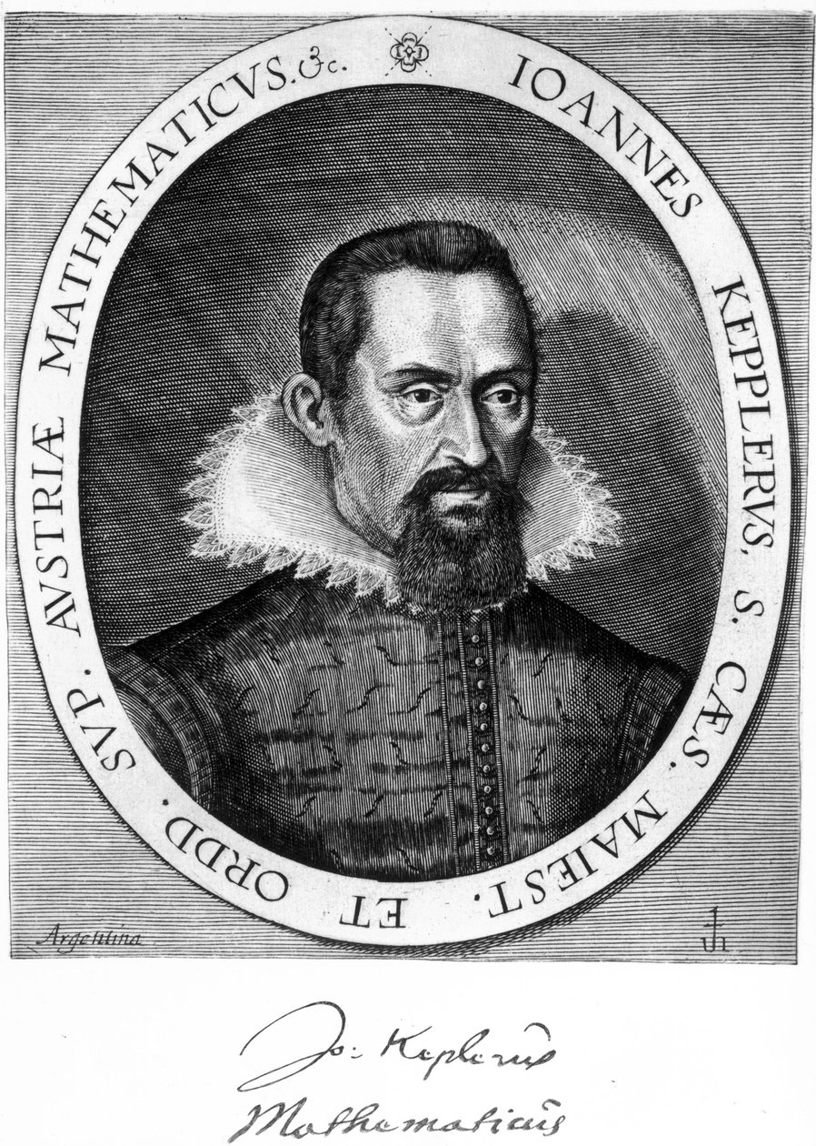 Johannes Kepler, German astronomer and physicist by Unbekannt