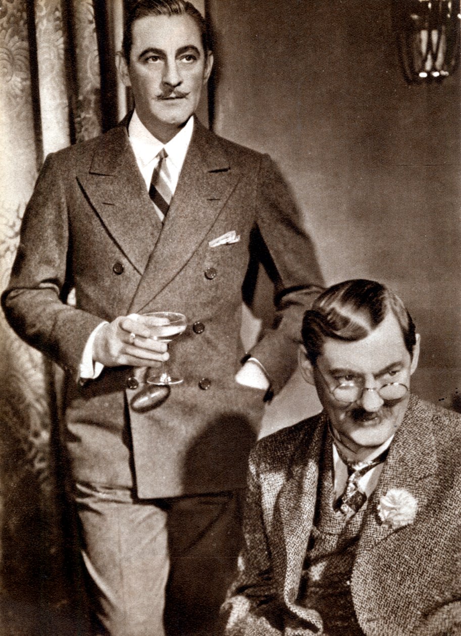 John and Lionel Barrymore, American stage and screen actors by Unbekannt
