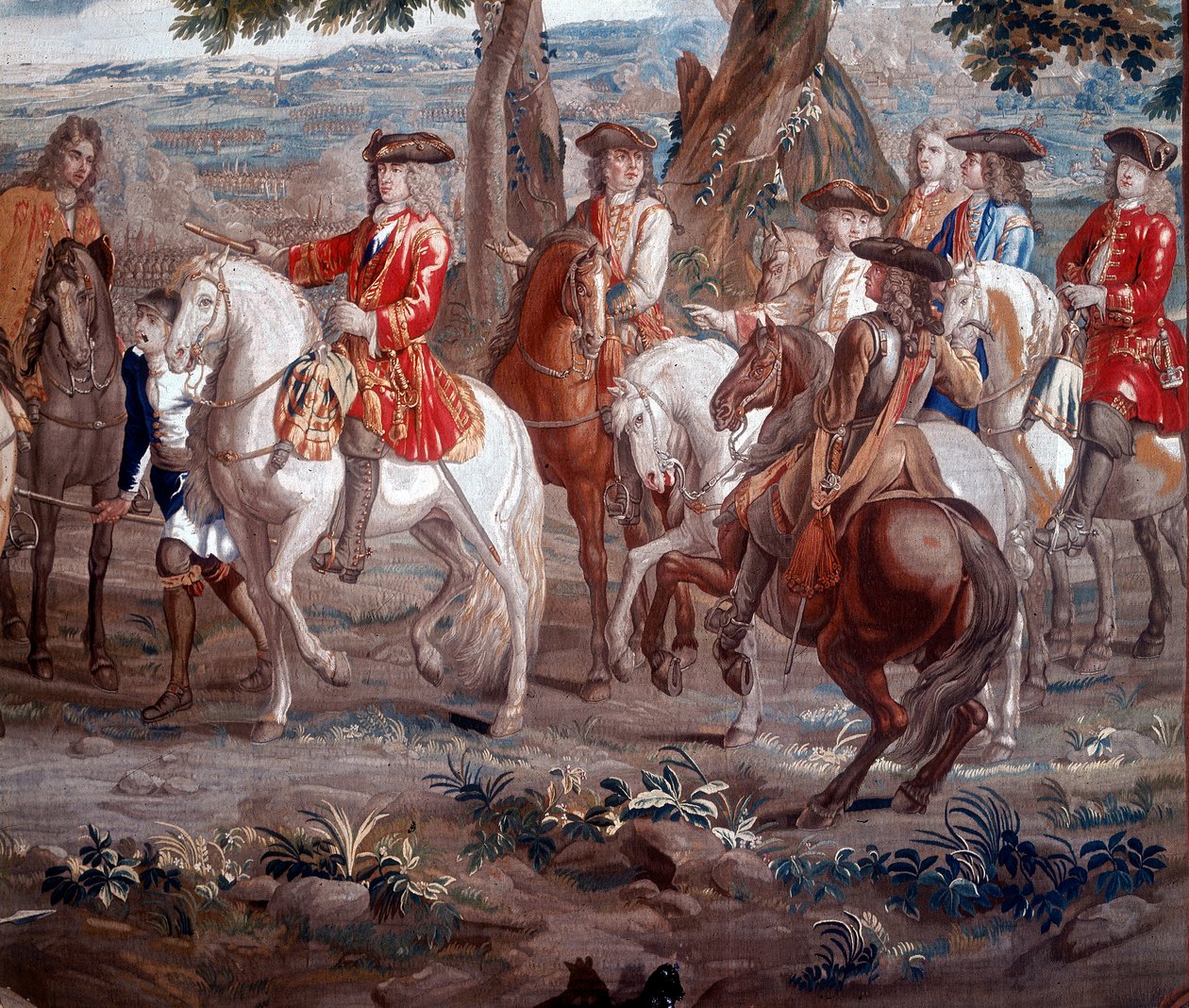 John Churchill, Duke of Marlborough, at Battle of Blenheim, 1704 by Unbekannt
