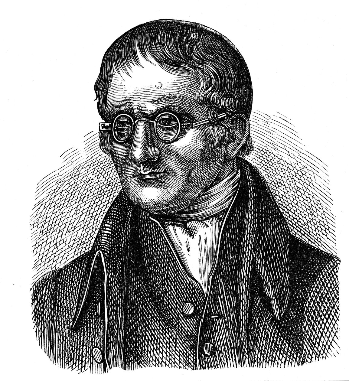 John Dalton, English chemist, 1881 by Unbekannt