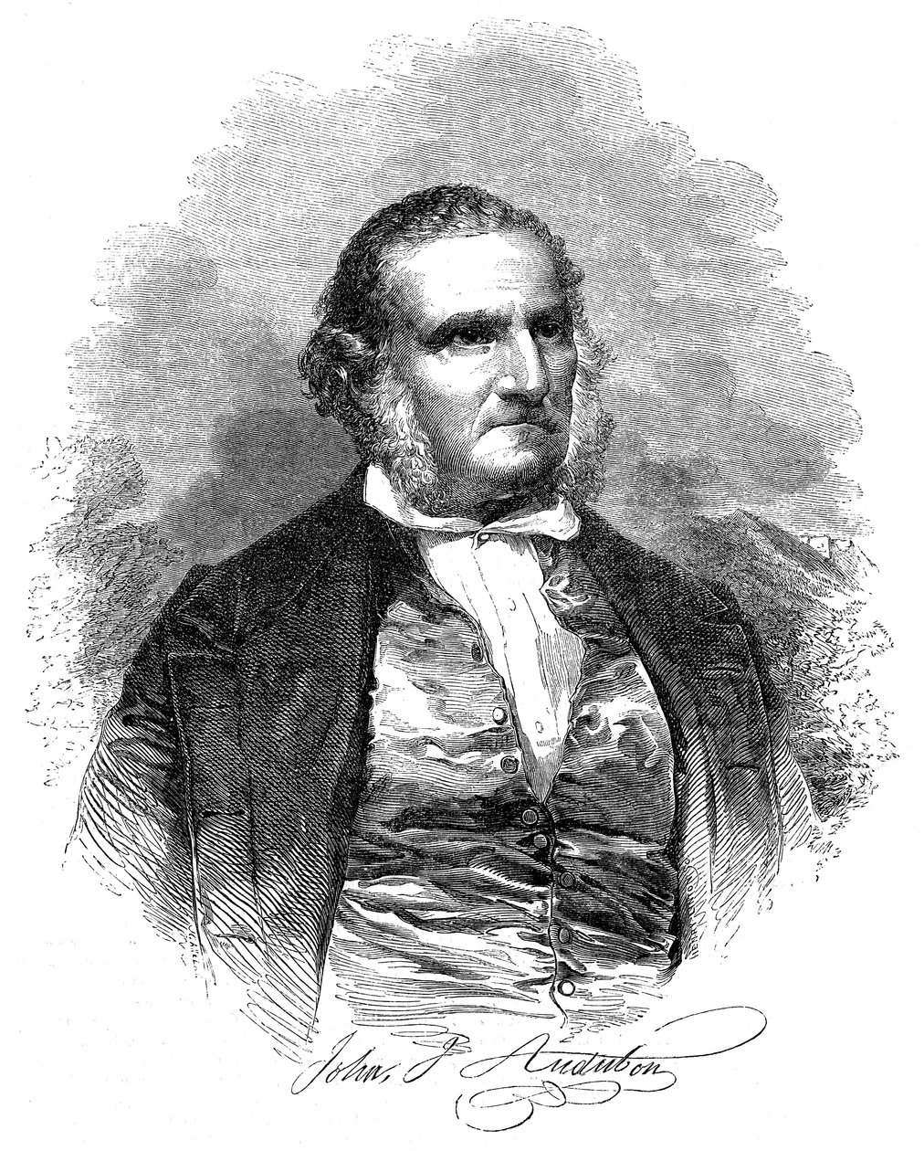 John James Audubon 1780-1851, American ornithologist and artist by Unbekannt
