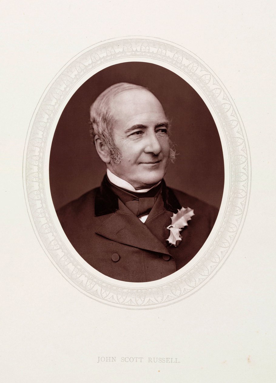 John Scott Russell, Scottish civil engineer and naval architect, c 1870s by Unbekannt
